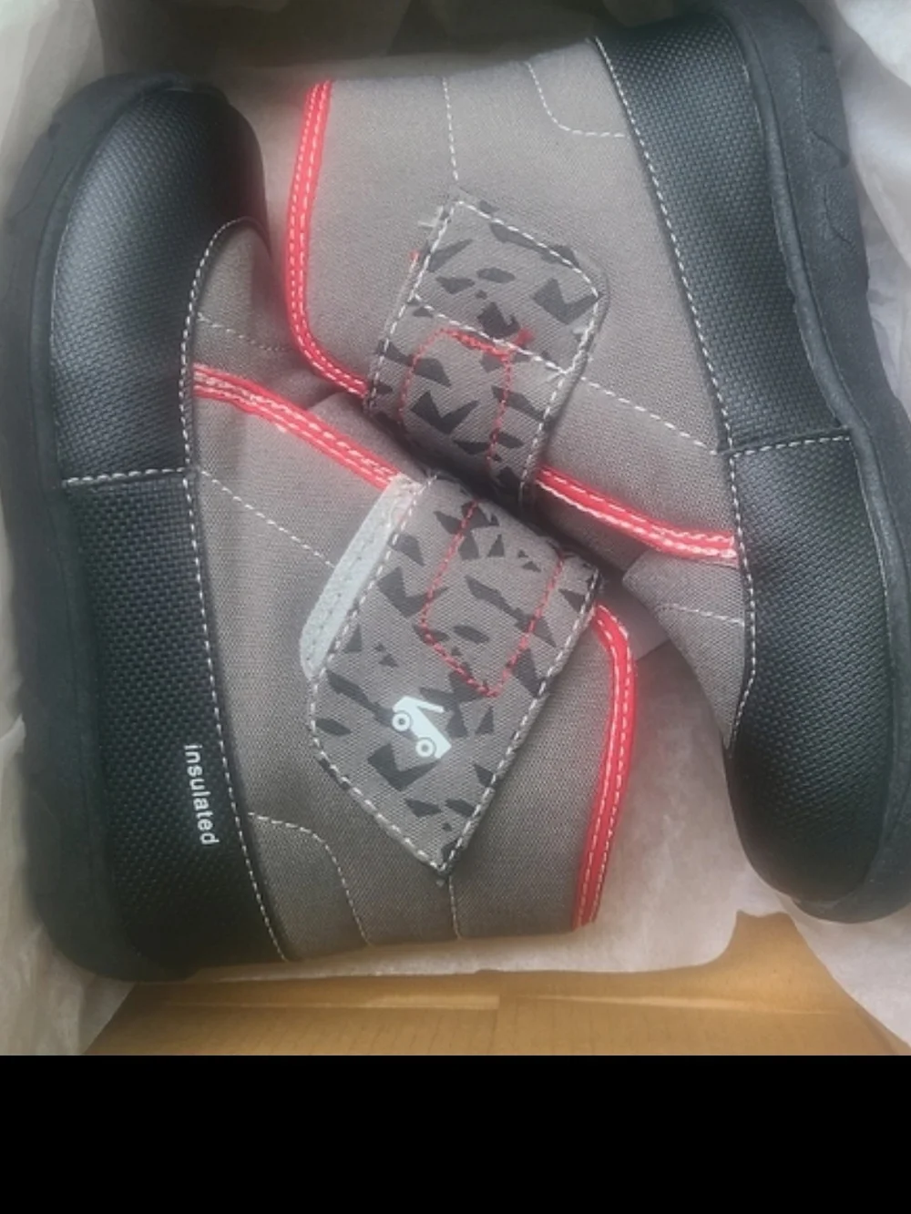 See Kai Run Blake Gray and Red Kids' Insulated Boots